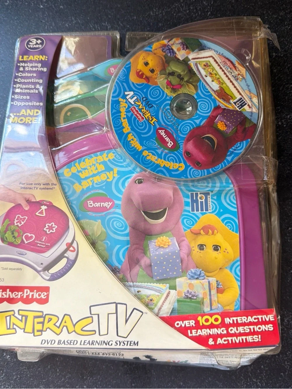 Fisher Price Interactv DVD Barney Celebrate With Barney